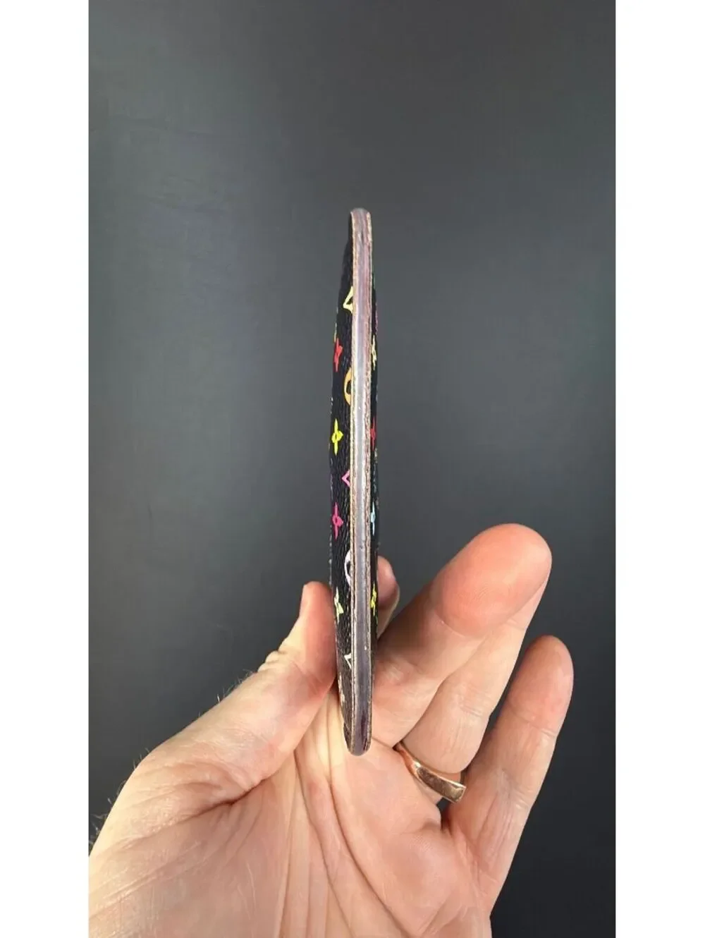 Louis Vuitton Black Murakami Large Key Cles